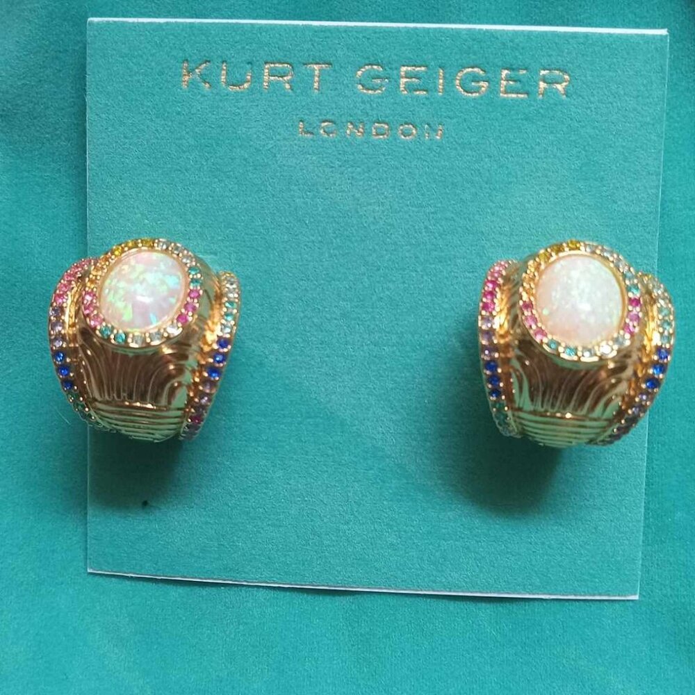 Kurt Geiger matching ring and earrings